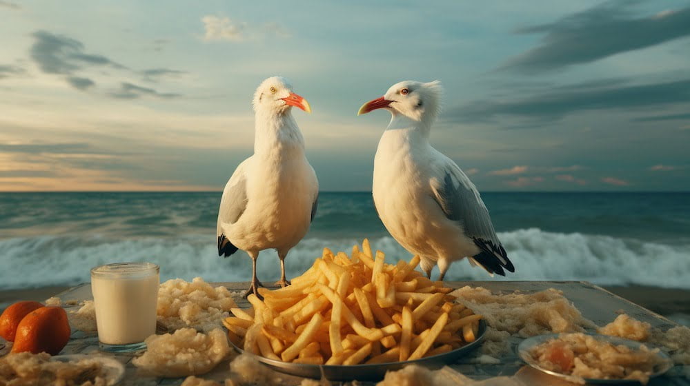 French Fries and Wild Birds