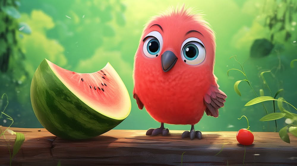 Birds That Love Watermelon